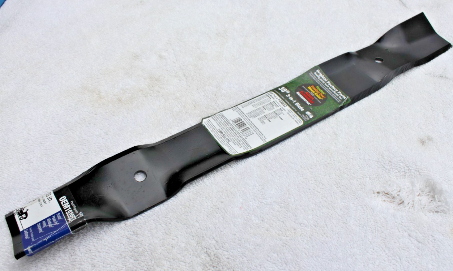 38" 3-In-1 Lawn Mower Tractor Blade 193957 Poulan Ariens Craftsman Husqvarna gallery