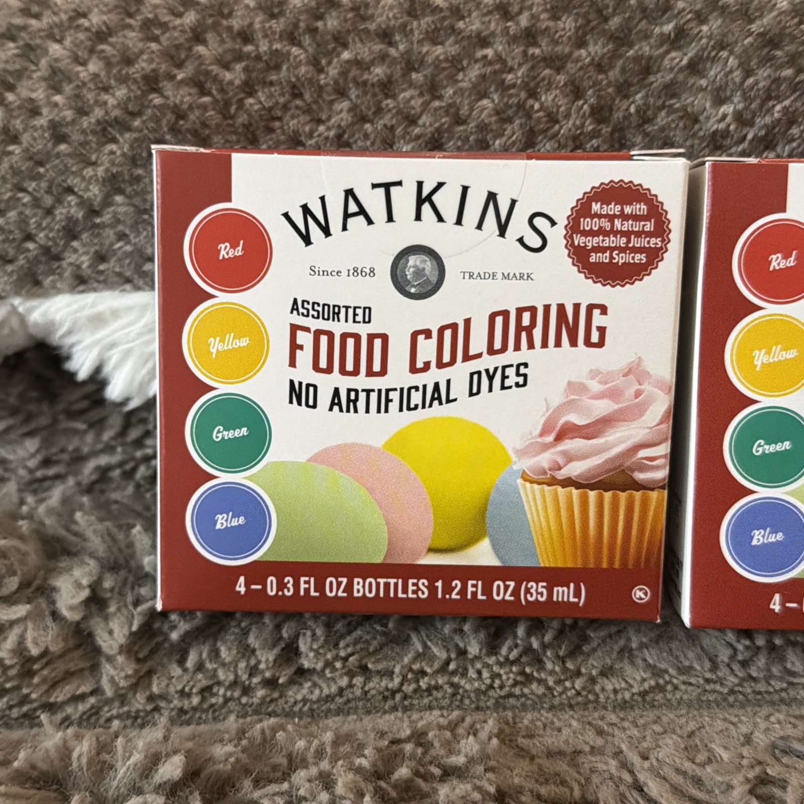 (2) Gluten Free Assorted Food Coloring Liquid 4 Bottles Total 1.2 Fluid Ounces gallery