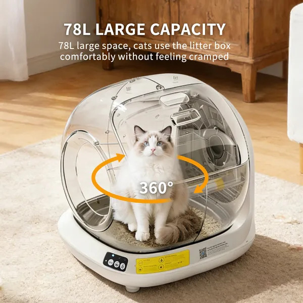 Fully Automatic Cat Litter Box -365 Days Without Needing To Scoop, Extremely Cle gallery