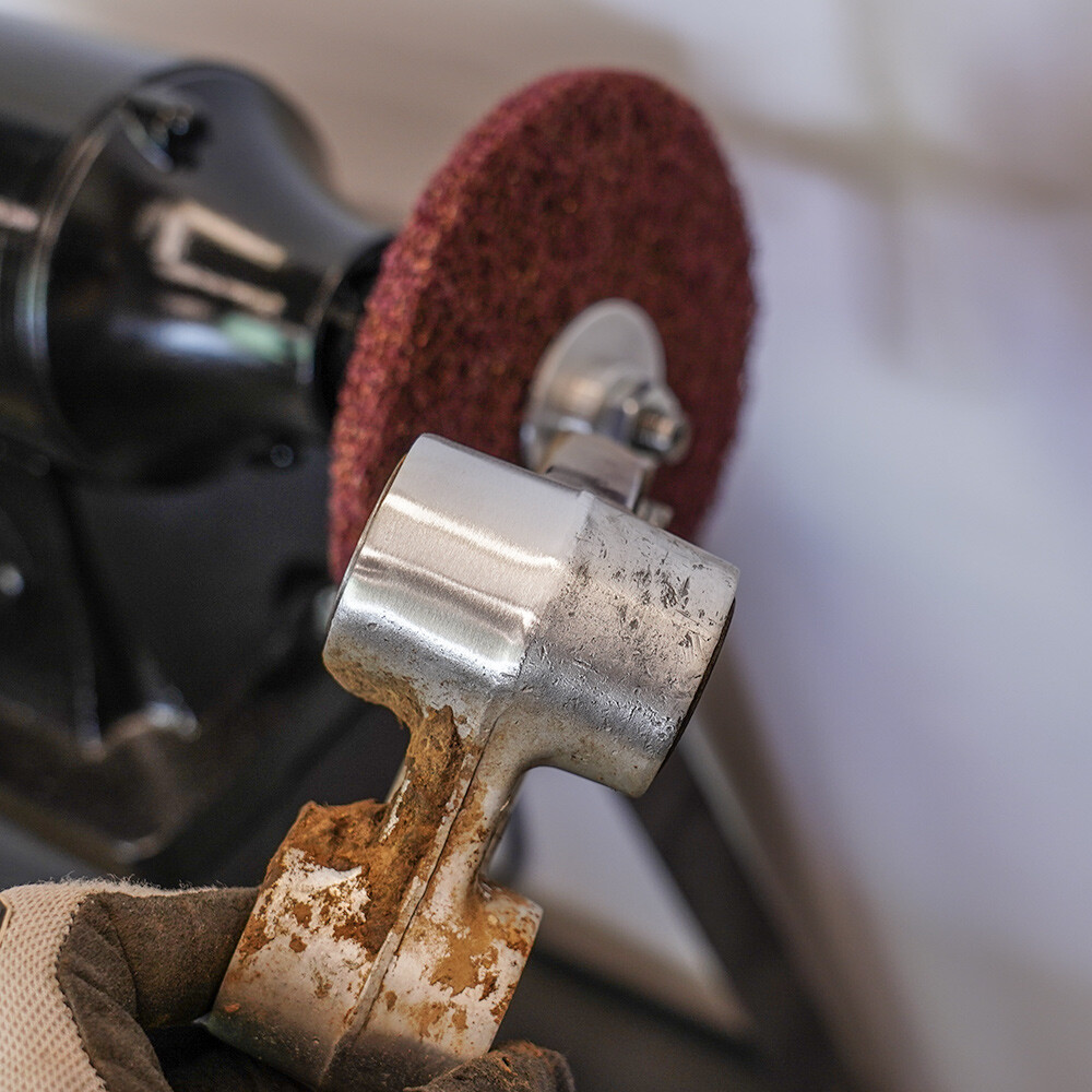 Pryme Cleaning Wheel Pack | Scotch Scuff Abrasive Bench Grinder 180 400 Grit gallery