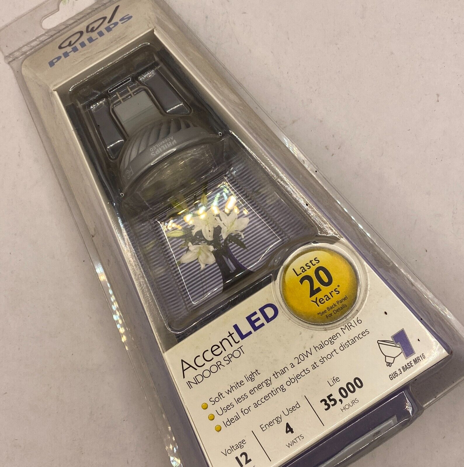 Philips AccentLED Indoor Spot Soft White Light 12 Volts Lasts 35,000 Hours ⭐ gallery
