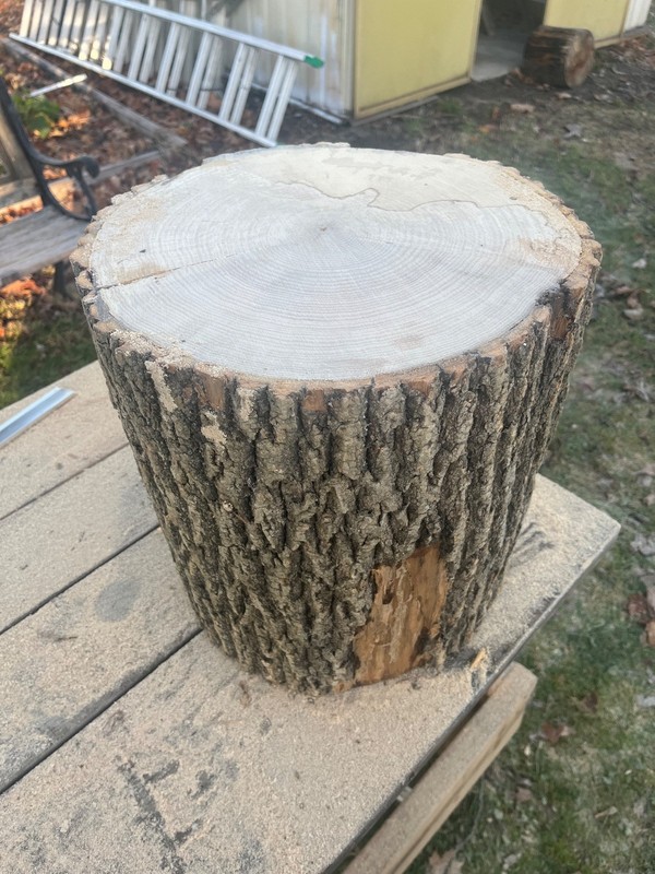Tree Stump Stool, Natural Edge Side Table End Table gallery