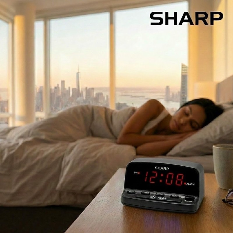 Super Extremely Extra Loud Alarm Clock for Very Heavy Sleeper Battery Backup NEW gallery