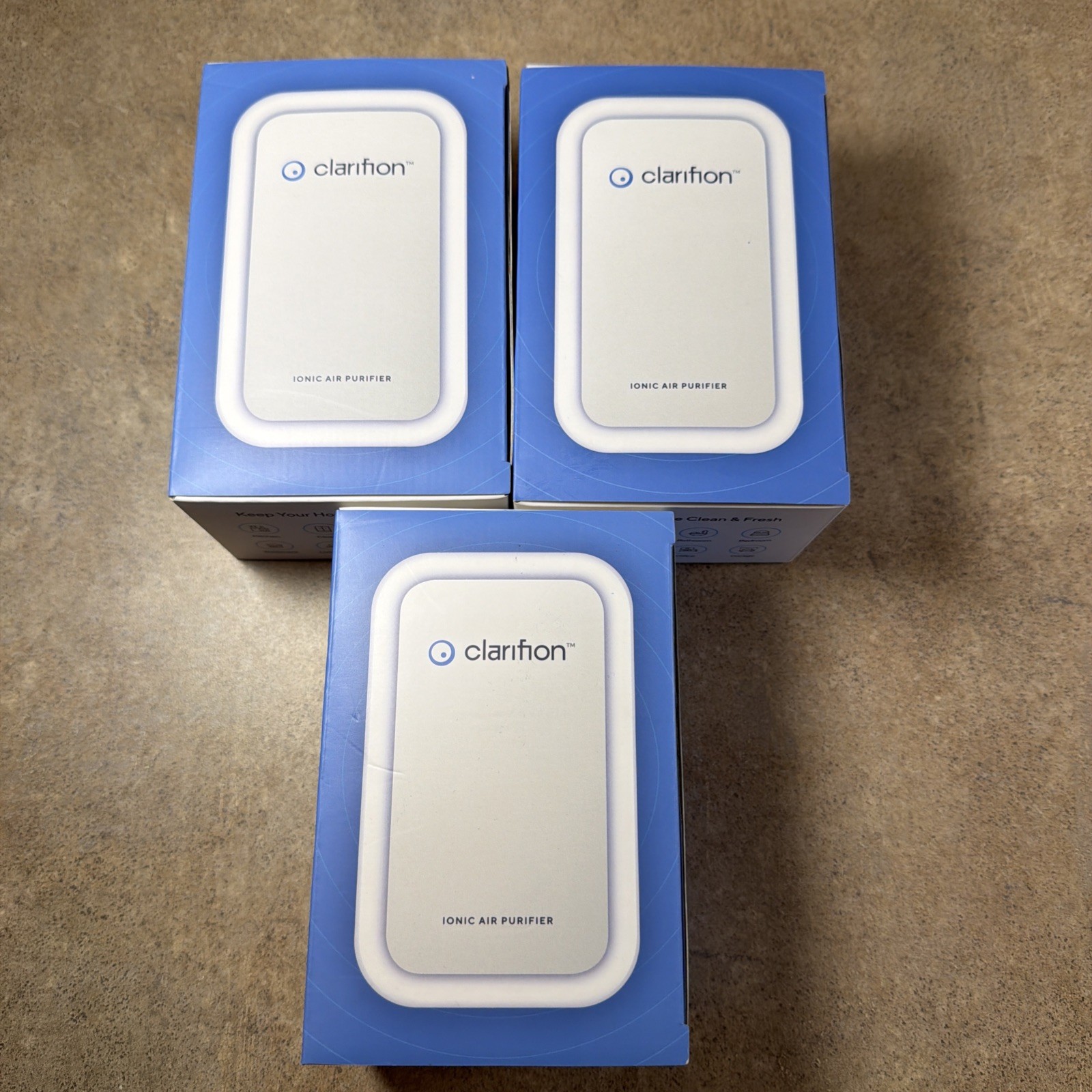 CLARIFION Air Ionizer Ionic Purifier Filterless Plug In NEW Lot Of 3 gallery