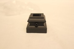 wrought iron baluster straight base square Hole