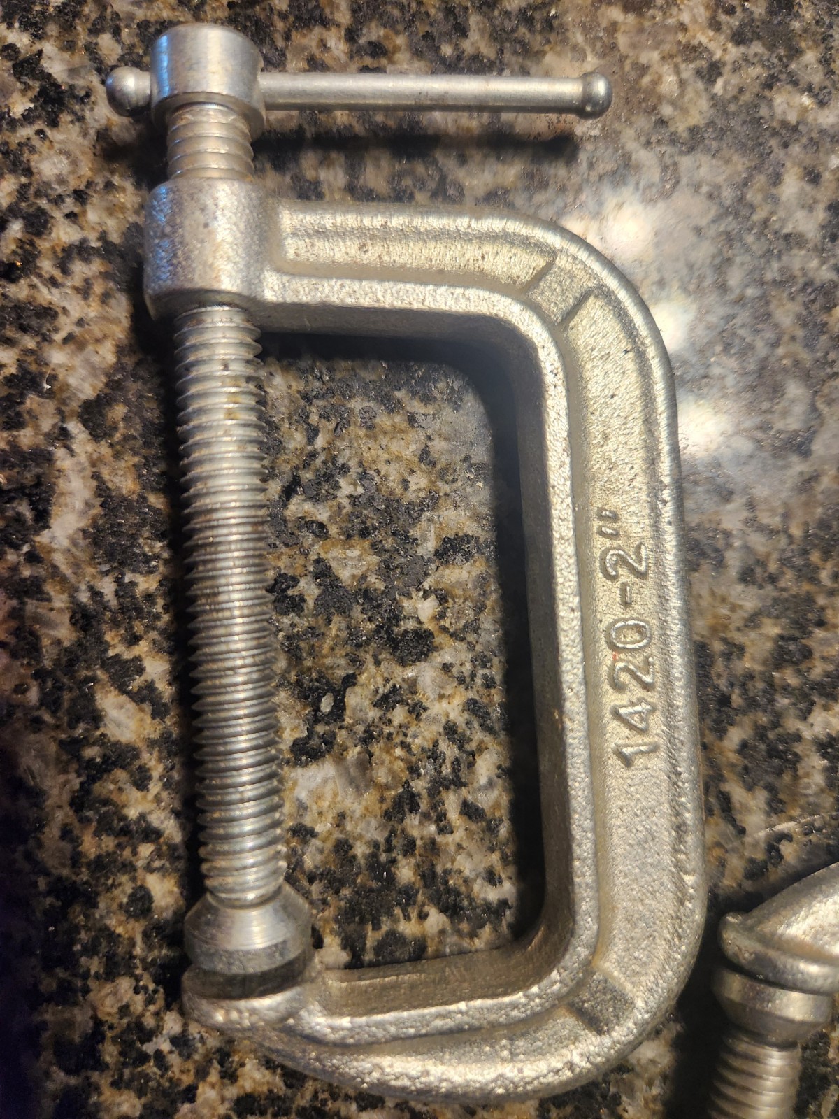 10 VINTAGE 2" #1420 ADJUSTABLE C-CLAMPS LOT OF 10 gallery