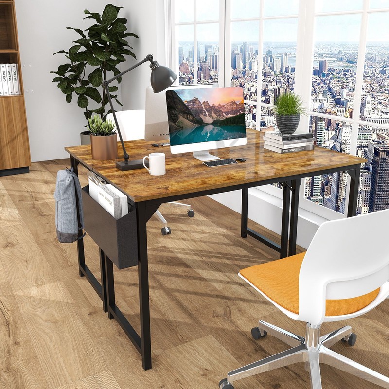 Office Desk PC Work Study Writing Table Storage Bag Headphone Hook 40/47/55/63IN gallery