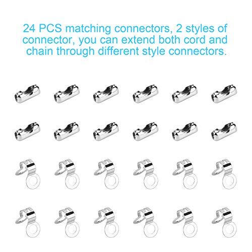200 Inch Ceiling Fan Pull Chain Upgrade Rust Proof 3.2mm Beaded Pull Chains gallery