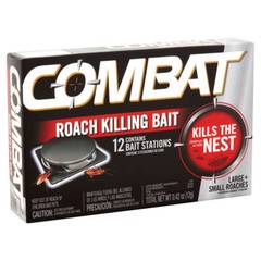 Combat MAX 12 ROACH KILLING BAIT STATION Kills The Nest LARGE & SMALL ROACHES