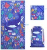Diveblues Kids Microfiber Beach Towel 60''x30'' Sand Free Quick Dry Lightweight gallery
