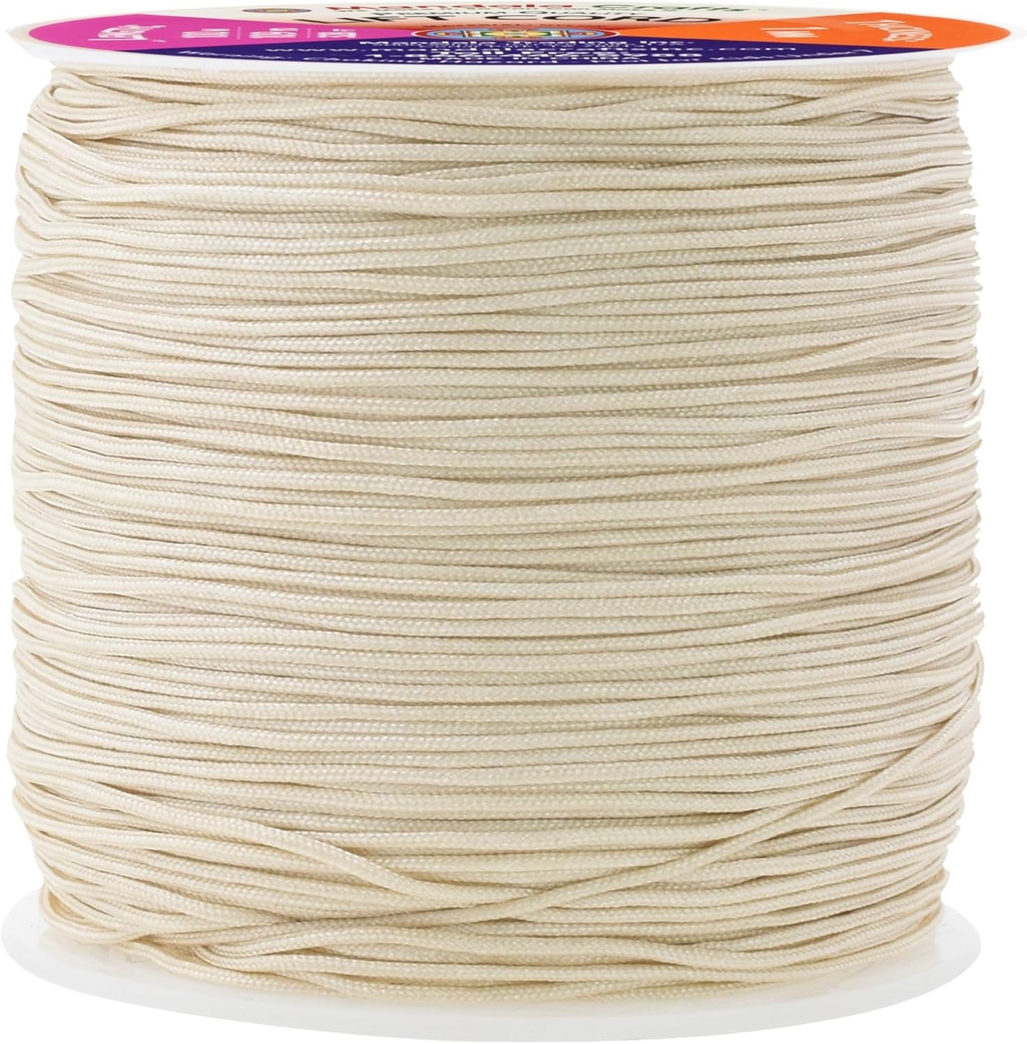 1mm Egg Shell Blind Strings Lift Shade Cord - 109 Yards Braided Nylon Cord fo... gallery