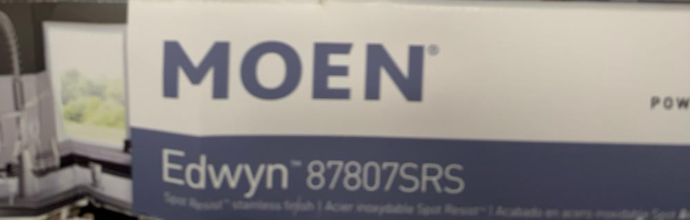 Moen 87807SRS Edwyn Pre-Rinse Spring Pulldown Kitchen Faucet, Stainless gallery