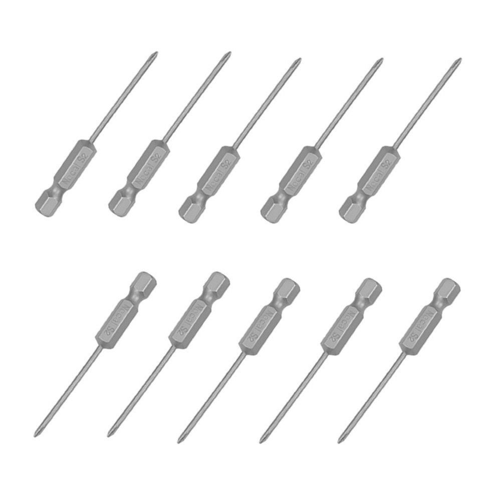 2mm PH0 Magnetic Phillips Screwdriver Bits 2.56-inch Length 10Pcs