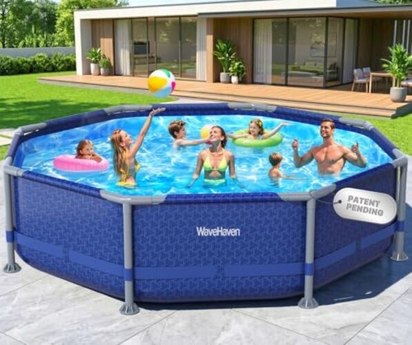2026 Above Ground Pool,10ft x 30in Frame Deep Swimming Pool,Round Family gallery