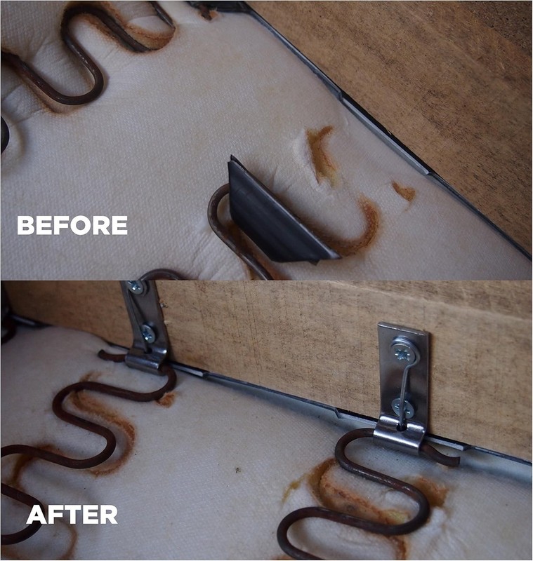 Zig Zag Spring Sofa Repair Brackets Set - Durable, Convenient 2 Pack Solution gallery