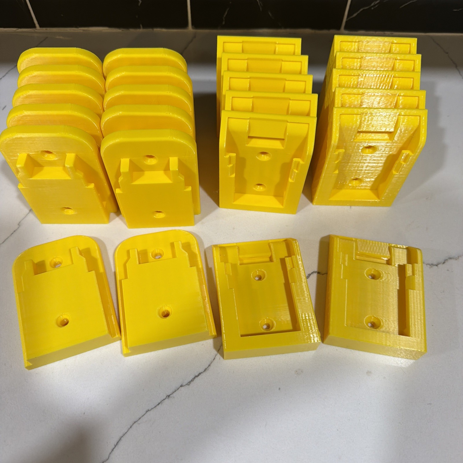 12 / 12 Combo Tool & Battery Mounts/Holders to fit DeWALT 20V 60V - BEST FIT! gallery