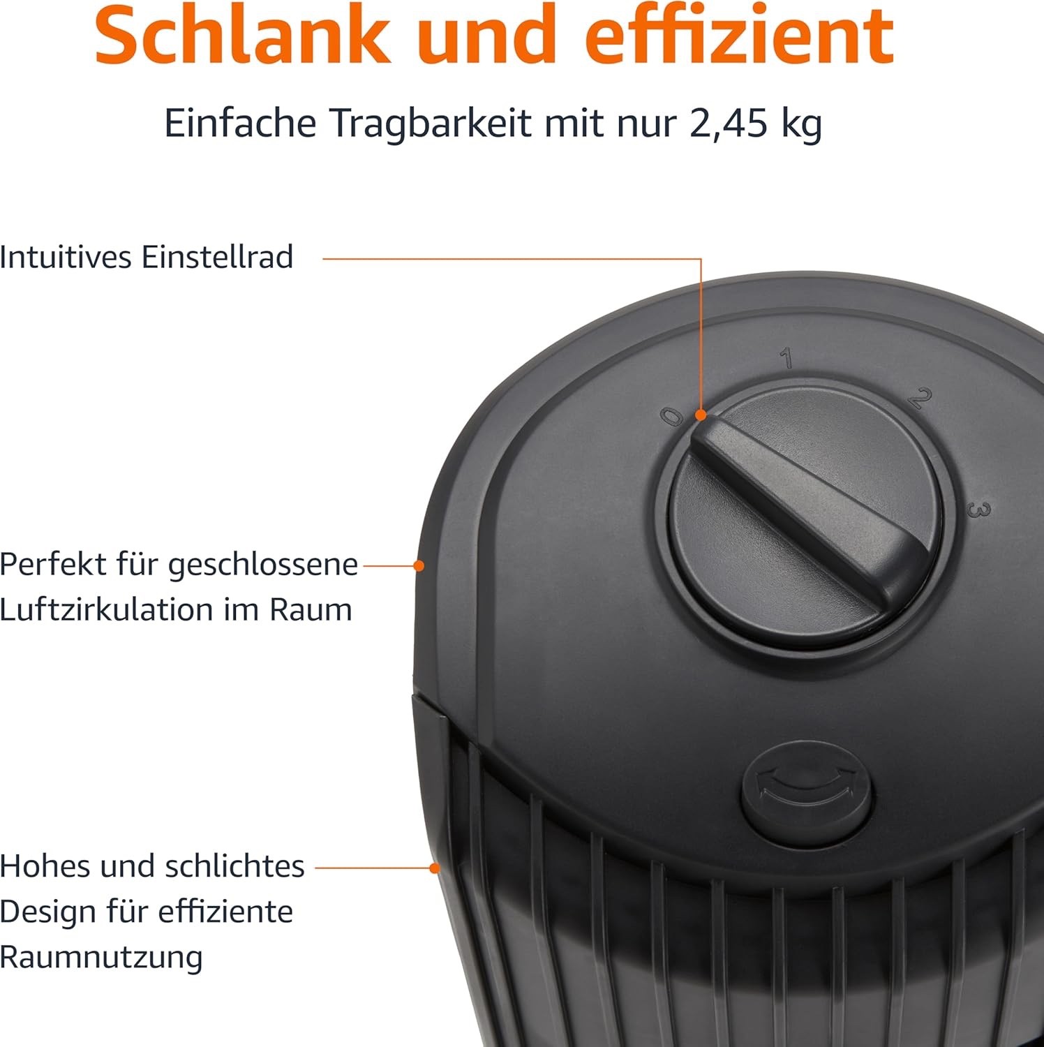 Basics Oscillating Tower Fan 71 cm with 60 Degree Angle for Bedroom, Living Room gallery