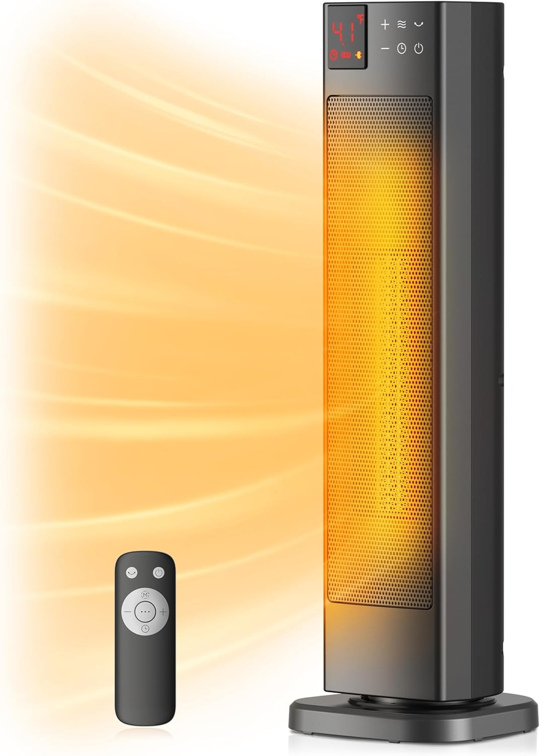 Oscillating Ceramic Tower Indoor Space Heater for Home with Oscillation, Program gallery