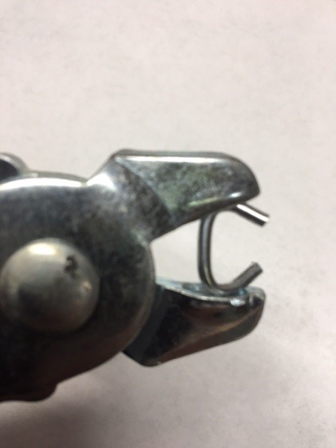 NEW ANGLE HOG RING PLIERS + 2 pounds of 1/2" Galvanized Hog Rings HEAVY DUTY gallery