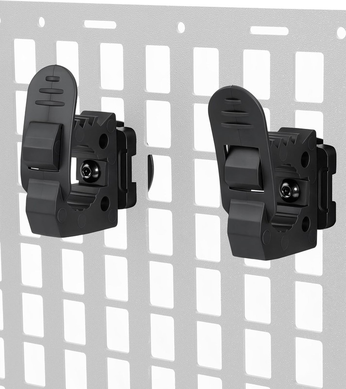2 Pack Quick Release Rubber Clamps for MOLLE Panel - Heavy Duty Shovel Holder... gallery