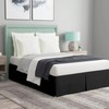 Magic Bed Skirt King Size 16 Inch Drop 100% Cotton Blend No Mattress Lifter A... gallery