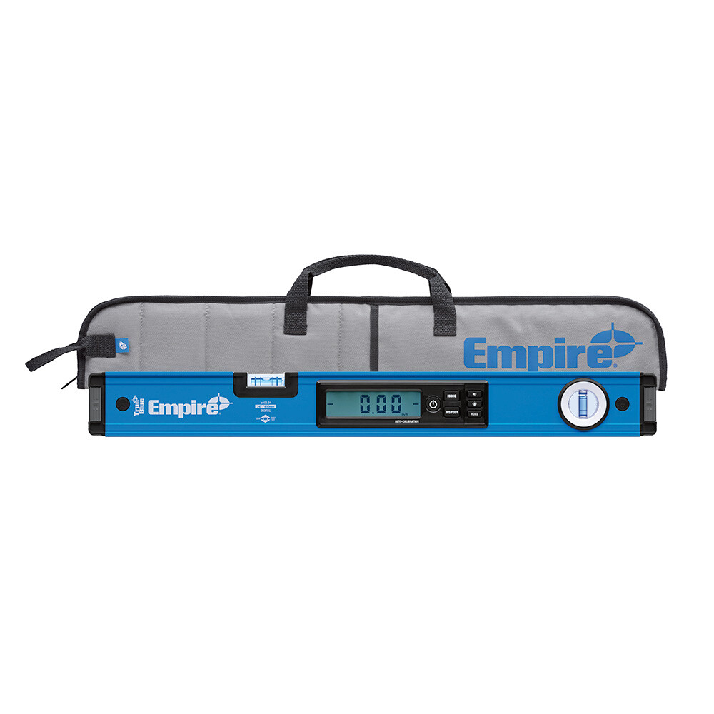 Empire Level e105.24 24" True Blue Digital Box Level with Case gallery