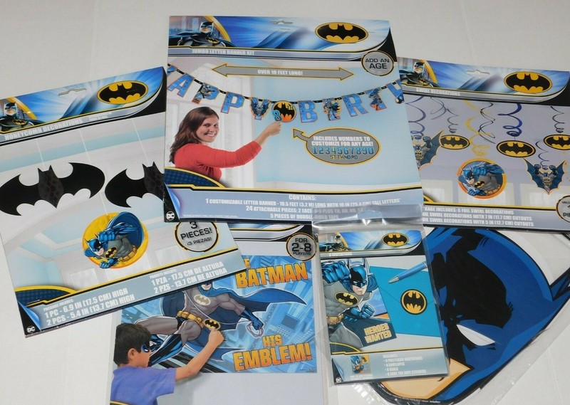 Batman Birthday Party Table Decorations Masks gallery