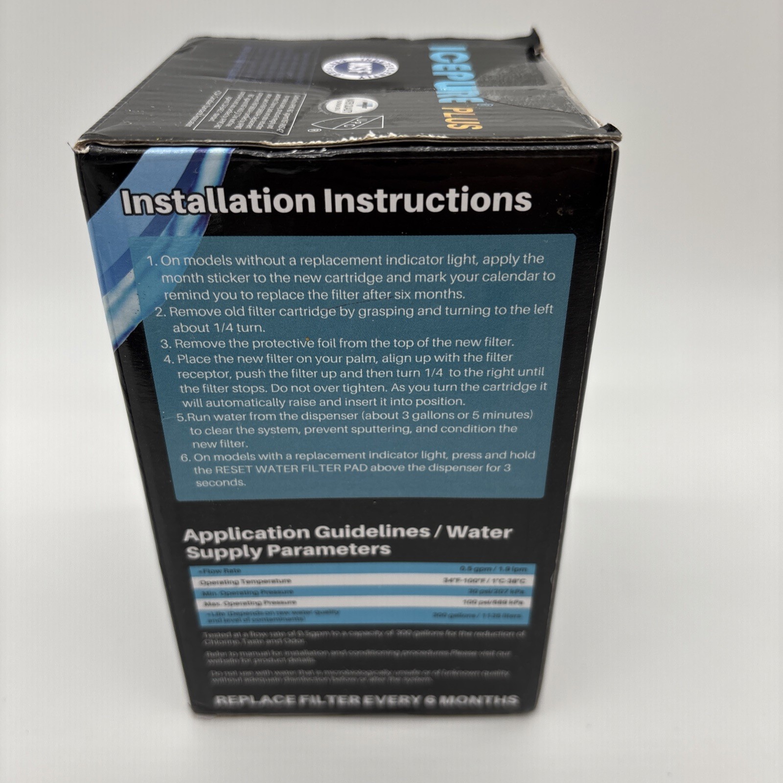 IcePure Plus Refrigerator Water Filter RWF0600AH, 300 Gallons Capacity gallery