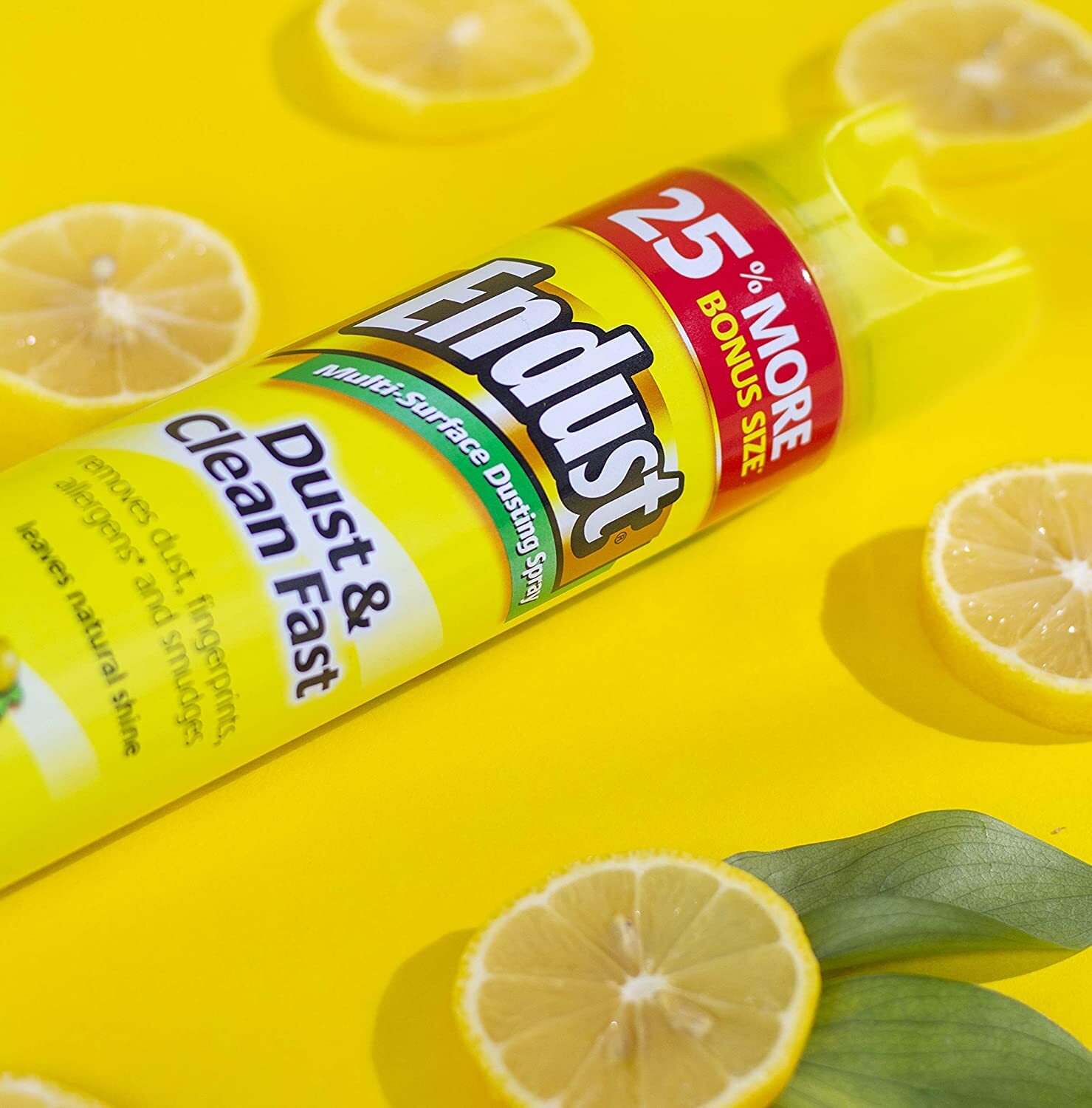 ENDUST Multi-Surface Allergens DUST & CLEAN FAST Natural Shine Lemon Zest 12oz gallery