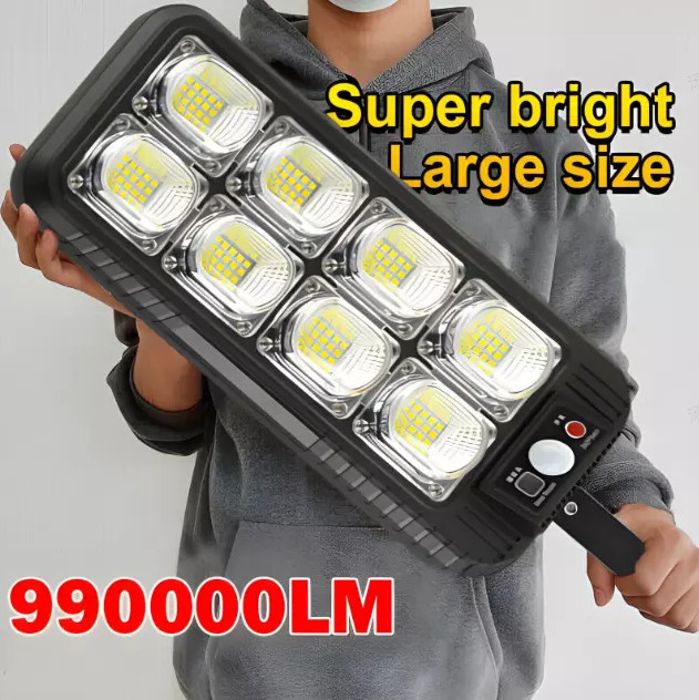 Commercial 1000000LM LED Outdoor Dusk to Dawn Solar Street Light Road Area Lamp✔ gallery