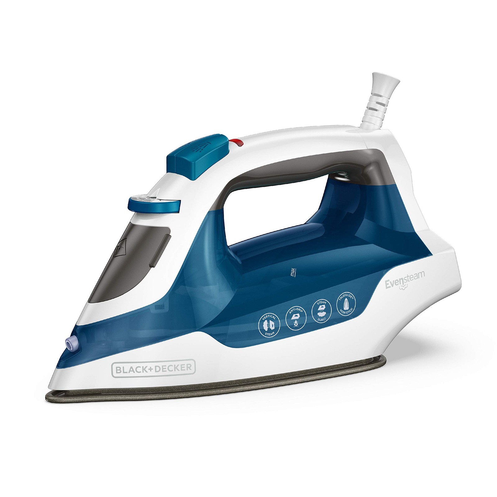 BLACK+DECKER Easy Steam Compact Iron, IR06V, Dual Position Cord, TrueGlide gallery