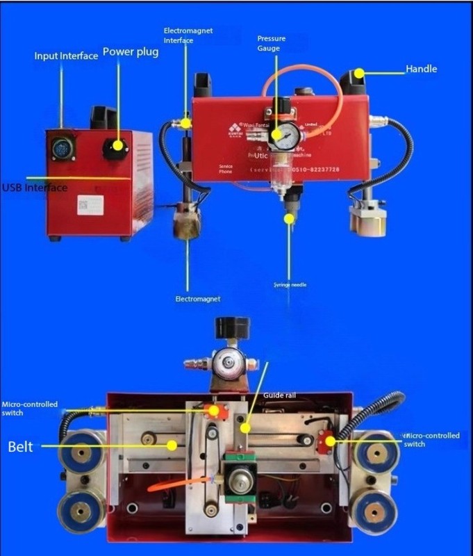 Portable Pneumatic Marking Machine, Handheld Steel Plate Marking Machine gallery