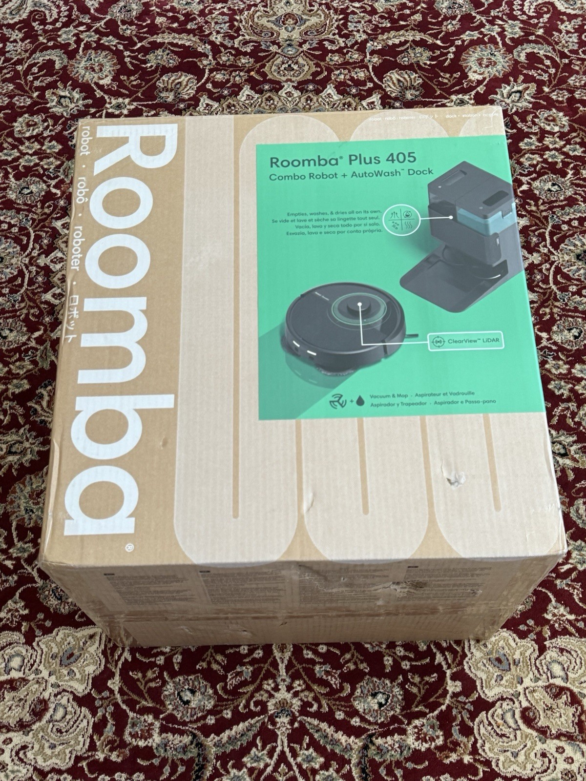 iRobot Roomba Plus 405 Combo Robot + AutoWash Dock Black gallery