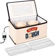 Folding Bread Proofing Box, 3-Sided Heating with Precise 68-104°F Temp Control,