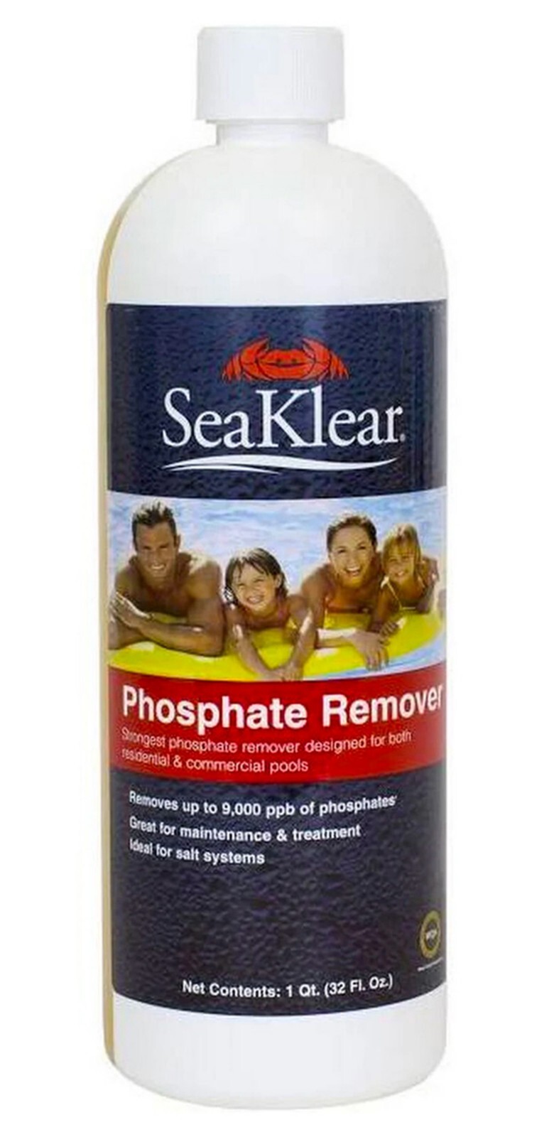 Seaklear Phosphate Remover for Swimming Pools 1 Quart (32 Fl. Oz.) gallery