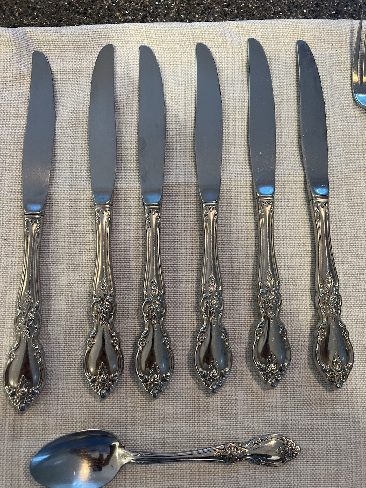 17 Pieces Oneida Community Stainless Steel Flatware - Misc Forks Spoons Knives gallery