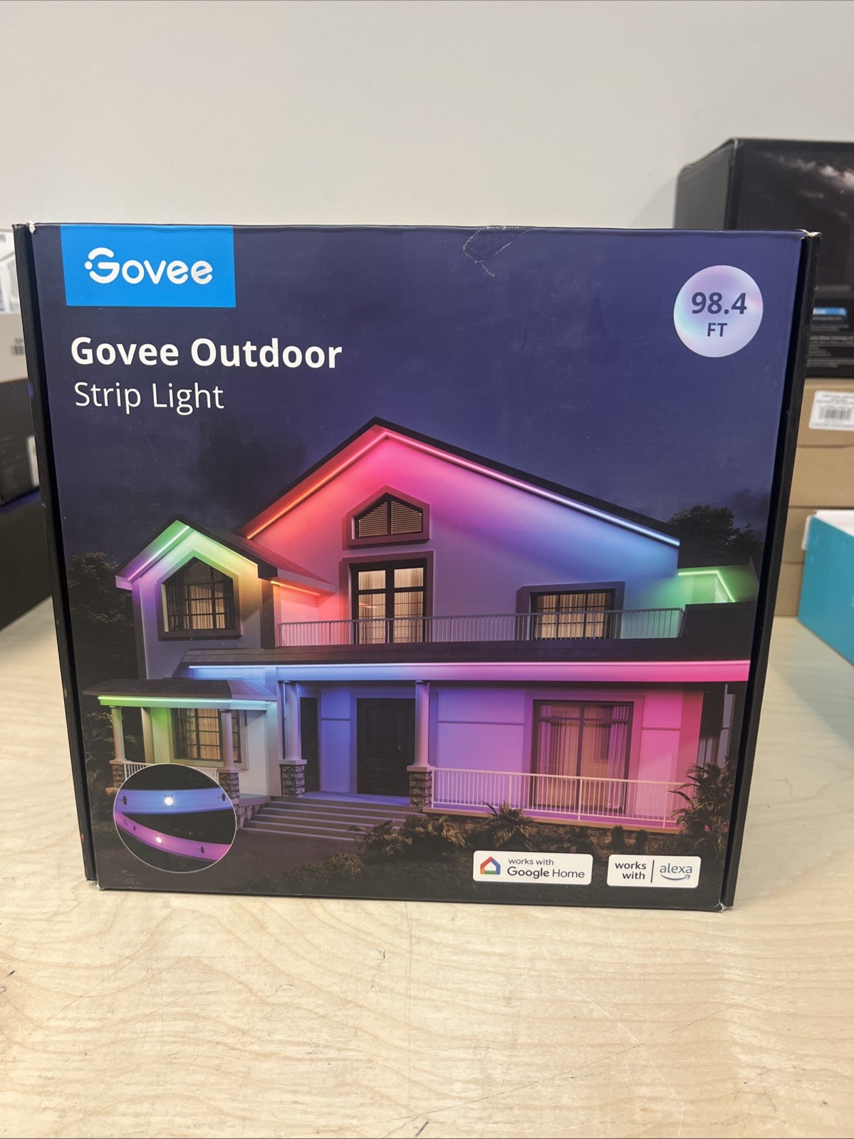 Outdoor LED Strip Lights, 98.4Ft Smart Outdoor Lights Work with Alexa and Google gallery