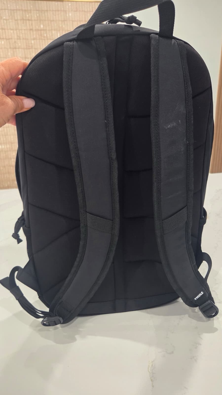 NEW~ Thule Backpack ~ Black ~ Embroidered Logo "Global Relay" 2