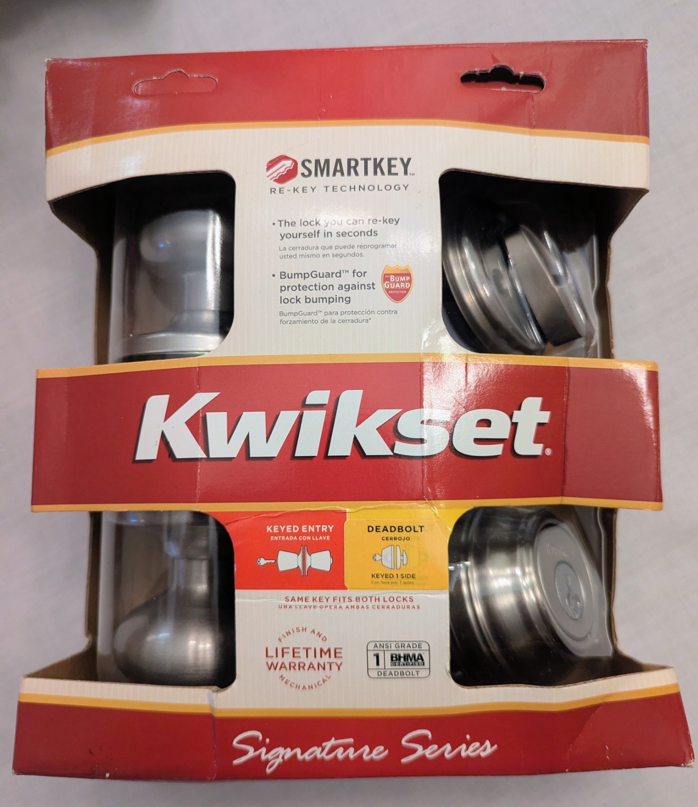 Kwikset Signature Series Security Set - Satin Nickel SmartKey 99910-034 gallery