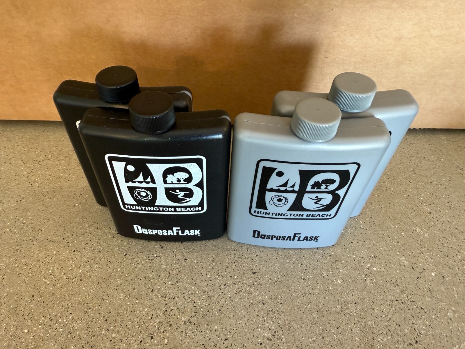 4 Pack - Multi Color - Plastic Alcohol Flask - Free Shipping gallery