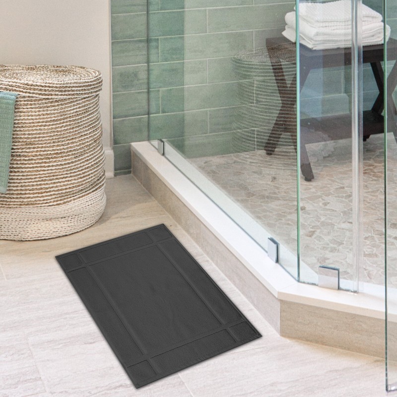 Ample Decor Bath Mats 24" X 17" 100% Cotton Thick 1350 GSM Long Lasting Soft gallery