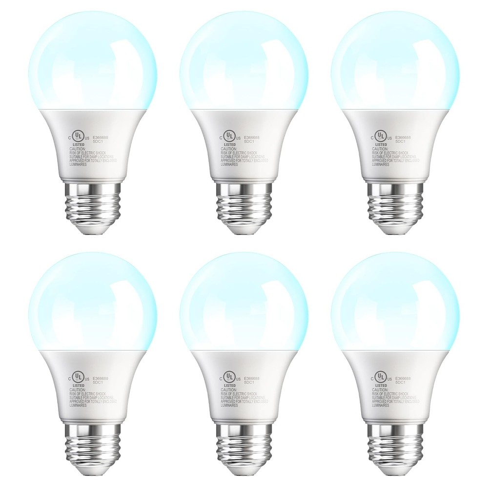 12Pack Regal LED A19, E26 Light Bulbs Daylight 9W (60W Equivalent) 800 Lumens