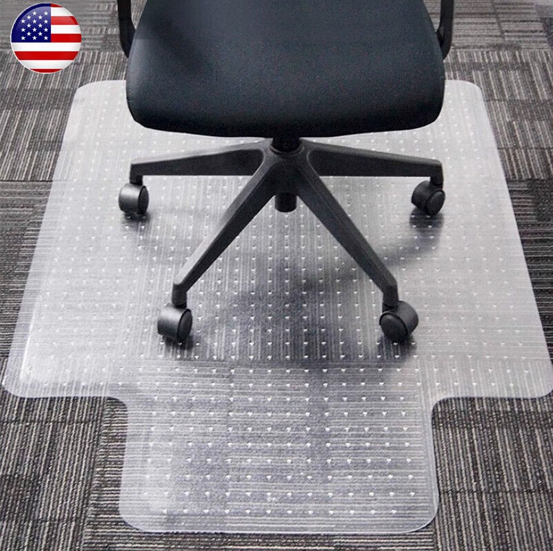 36"x48" Office Chair Mat Computer Desk Chair Mat for Carpet Floor w/Extended Lip gallery
