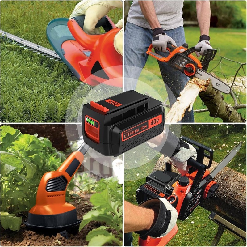 40V 2.0Ah for Black Decker 40 Volt Max Lithium Battery OR Charger LBXR36 LBX2040 gallery