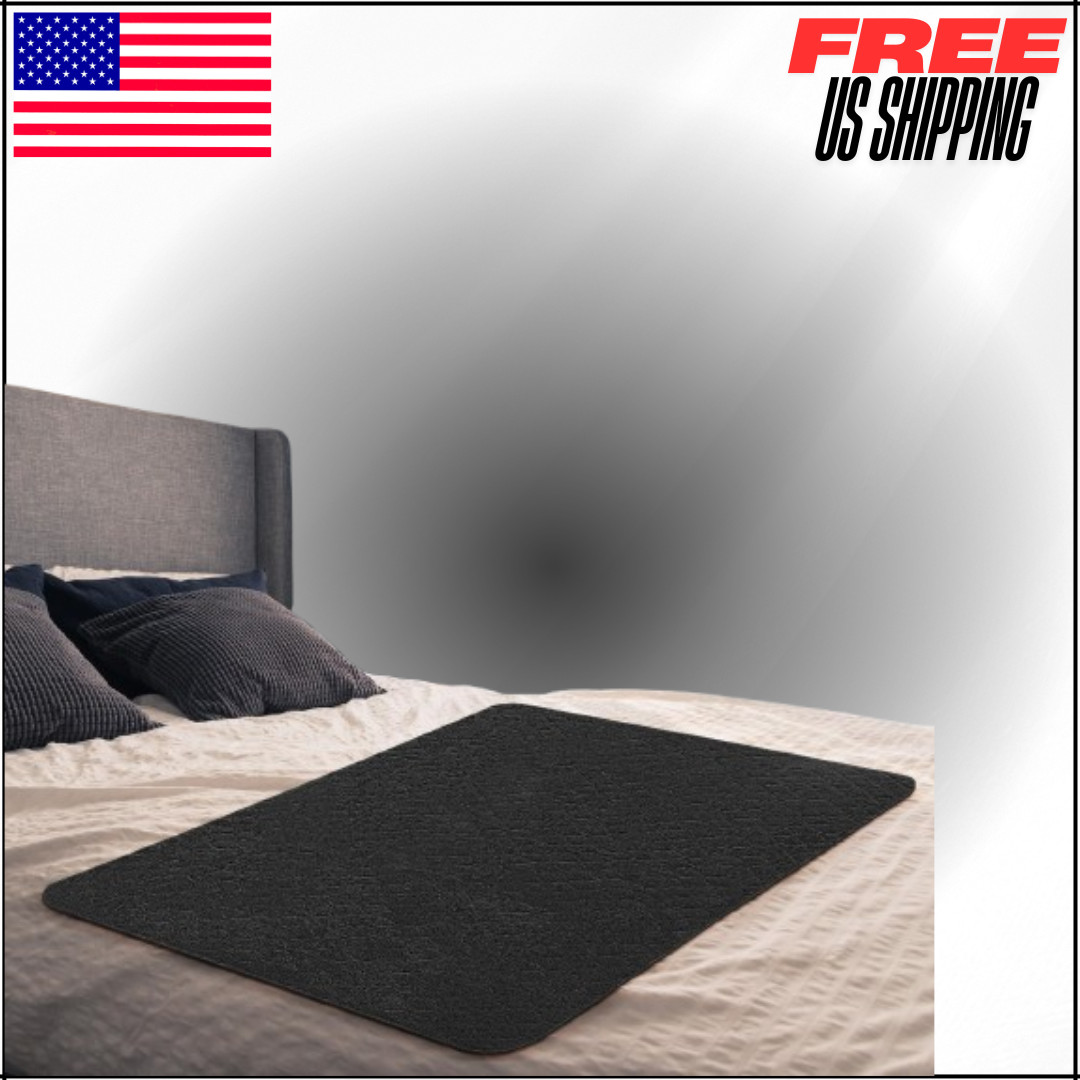 Couples Waterproof Mat Lover Reusable Stainproof Blanket Bed Sheets Black54x34" gallery