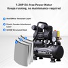 MZB Ultra Quiet Air Compressor 2.4Gal 115PSI Oil Free 70dB gallery