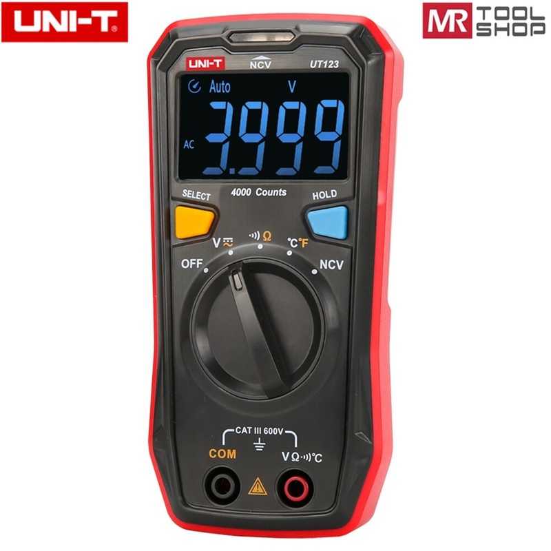 UNI-T Mini Digital multimeter AC DC Voltmeter Ohmmeter Temperature NCV Test EBTN gallery