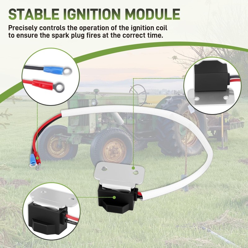 Ignition Coil Kits W/ Ignition Module For Onan P218g John Deere 316 420 166-0820 gallery