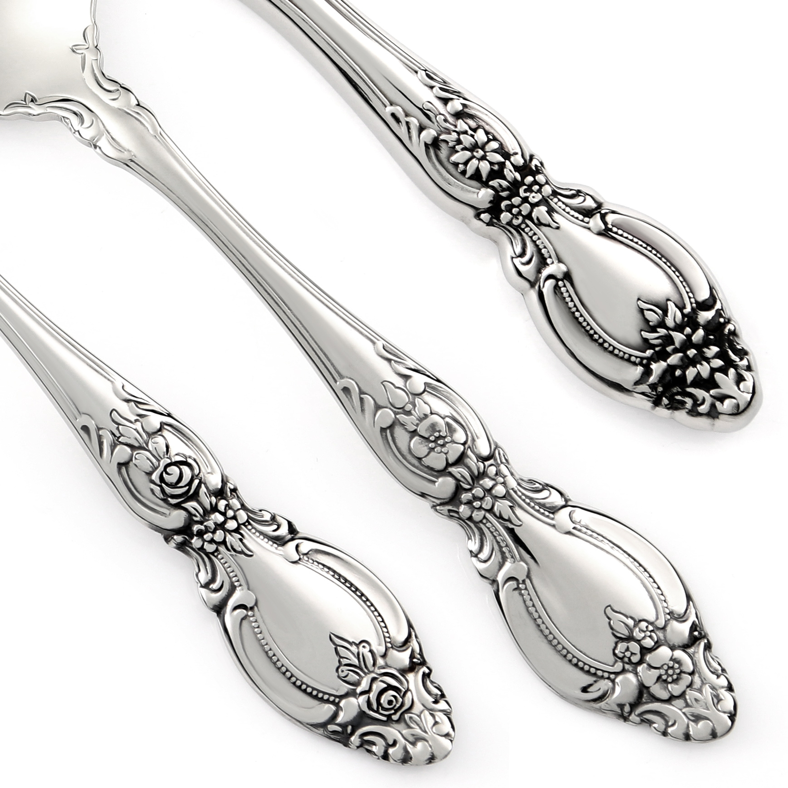 Oneida FREDERICK II Stainless Heirloom Cube Glossy Silverware CHOICE Flatware gallery