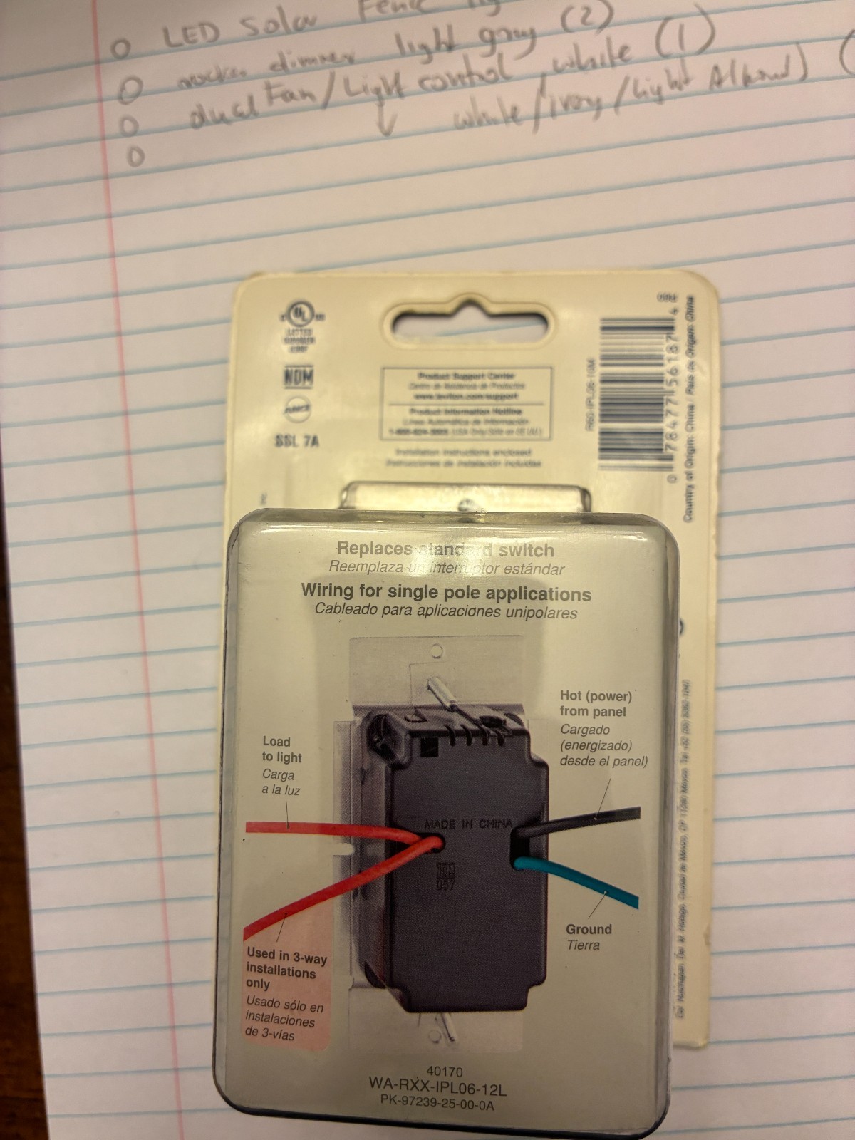 Leviton IPL06-10M IllumaTech Slide Dimmer in White, Ivory, or Light Almond. Free gallery